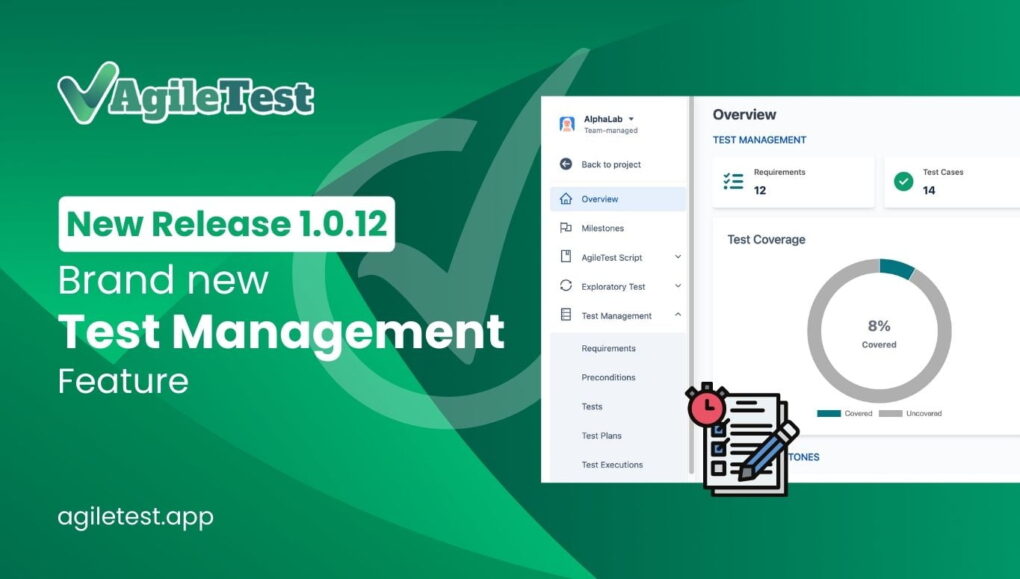 AgileTest 1.0.12 release notes