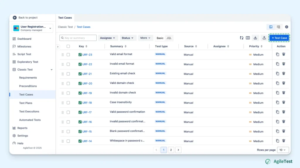Manual -Step 1_ Identify test cases for Regression Testing