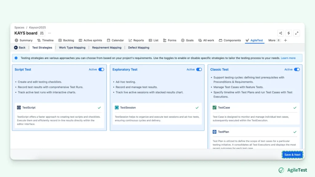 Configuration - Testing Strategies