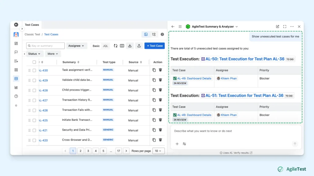 AgileTest Summary & Analyzer_ Your QA Insight Assistant