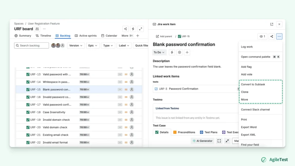 No Built-In Test Workflow