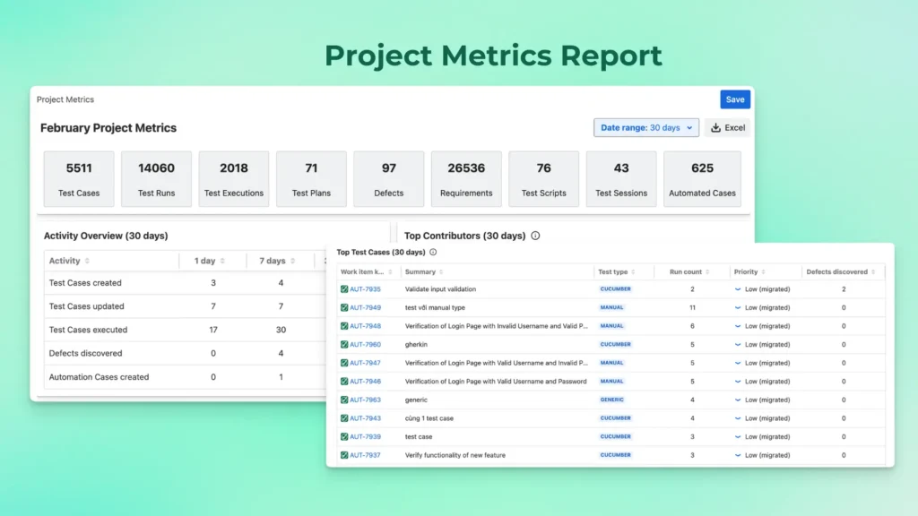 Project Metrics Report