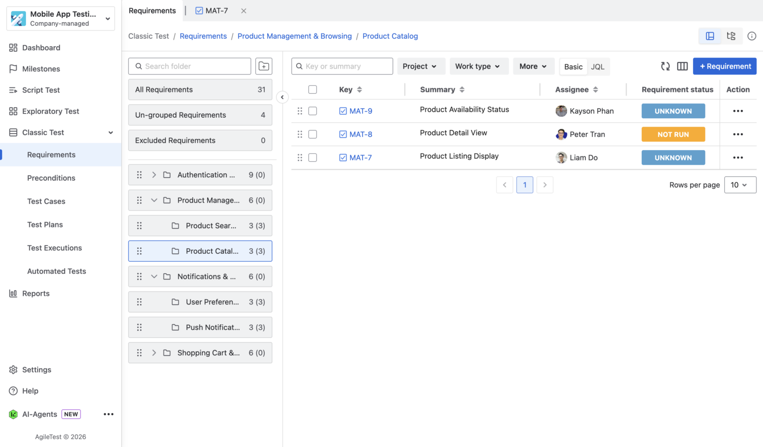 How to effectively manage regression testing in Jira with AgileTest